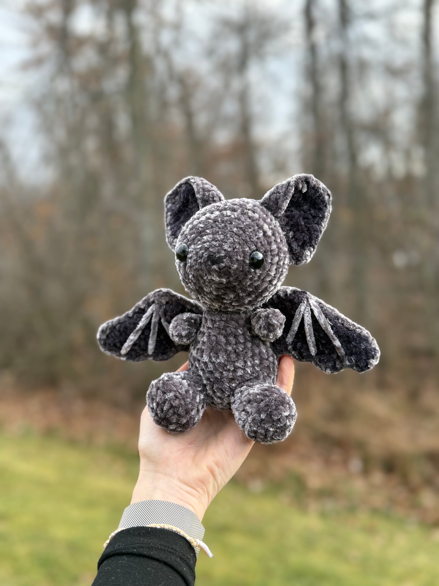 Crochet Velvet Bat