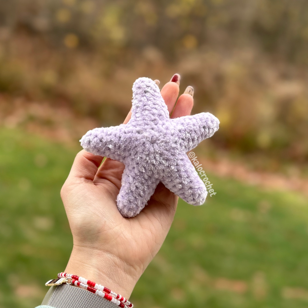 Crochet Sea Stars Trio (faceless)