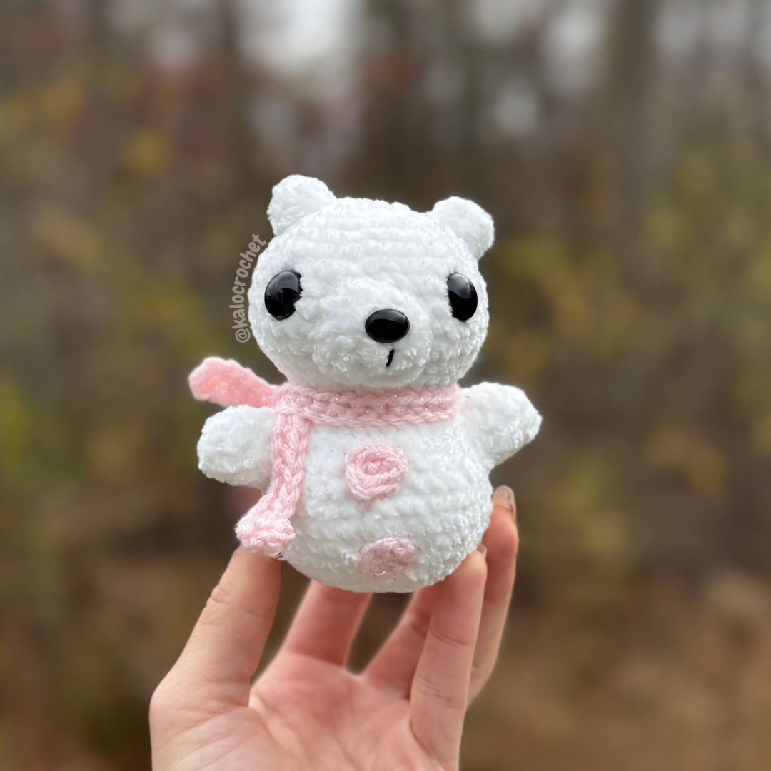 Pink Snow Bear