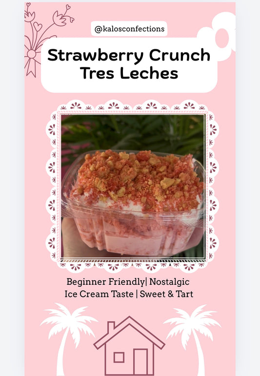 Strawberry Crunch Tres Leches Recipe